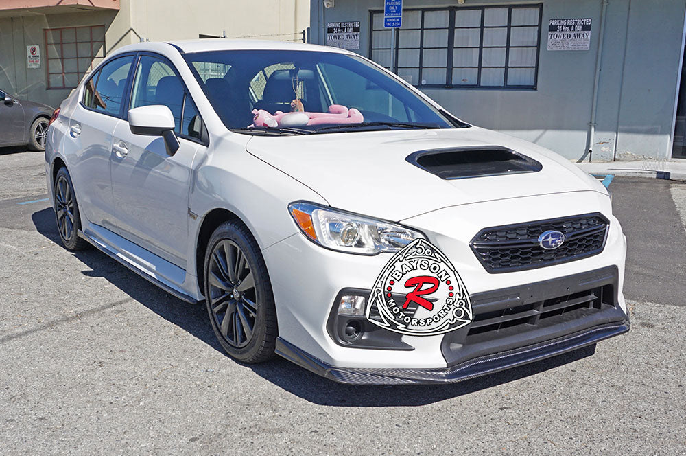 VR Style Front Lip (Carbon Fiber) For 2018-2021 Subaru WRX/WRX Sti
