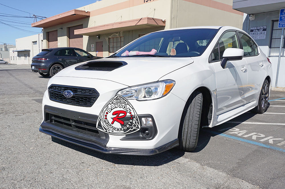 VR Style Front Lip (Carbon Fiber) For 2018-2021 Subaru WRX/WRX Sti