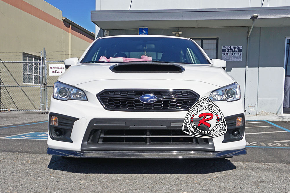 VR Style Front Lip (Carbon Fiber) For 2018-2021 Subaru WRX/WRX Sti