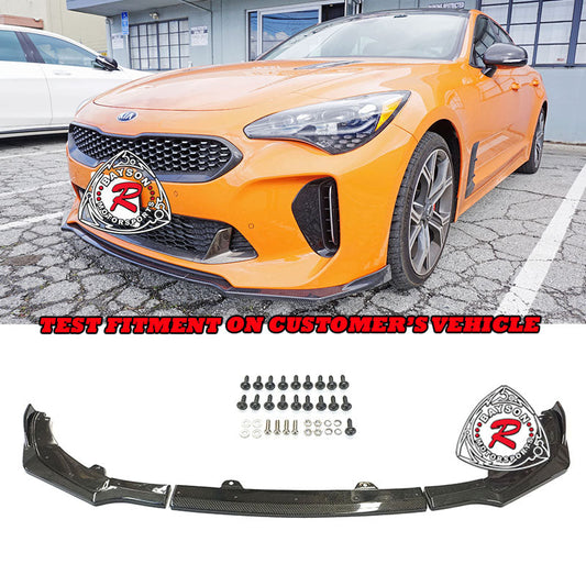 CK Style Front Lip (Carbon Fiber) For 2018-2022 KIA Stinger GT