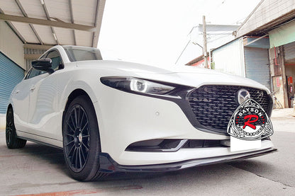 CK Style Front Lip For 2019-2024 Mazda-3 (4Dr Sedan)