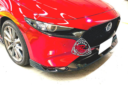 MZ Style Front Lip For 2019-2024 Mazda-3 (5Dr Hatchback)