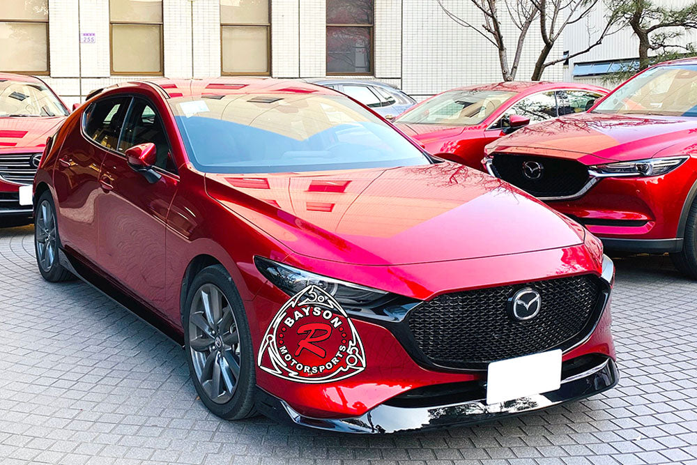 MZ Style Front Lip For 2019-2024 Mazda-3 (5Dr Hatchback)