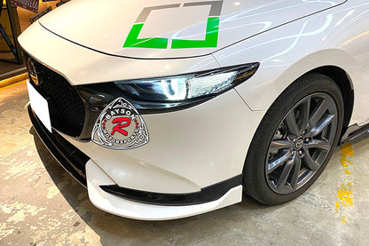 TH Style Front Lip For 2019-2024 Mazda-3 (5Dr Hatchback)