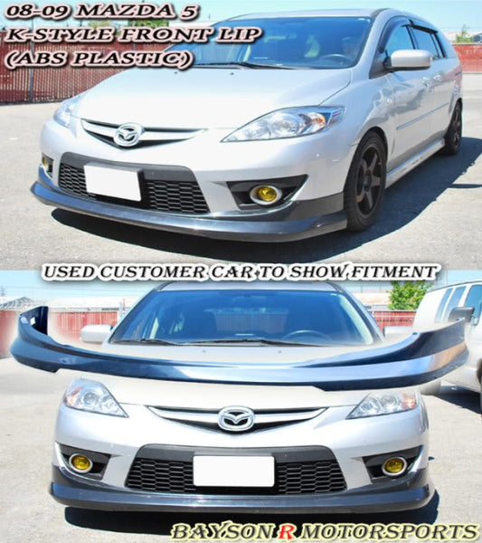 K Style Front Lip For 2008-2010 Mazda-5