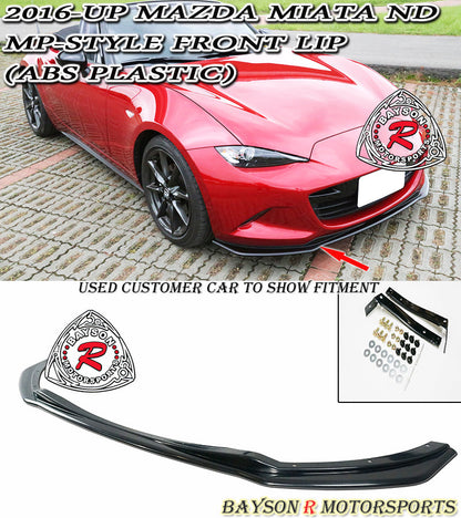 MP Style Front Lip For 2016-2024 Mazda Miata (Non-Club Model)