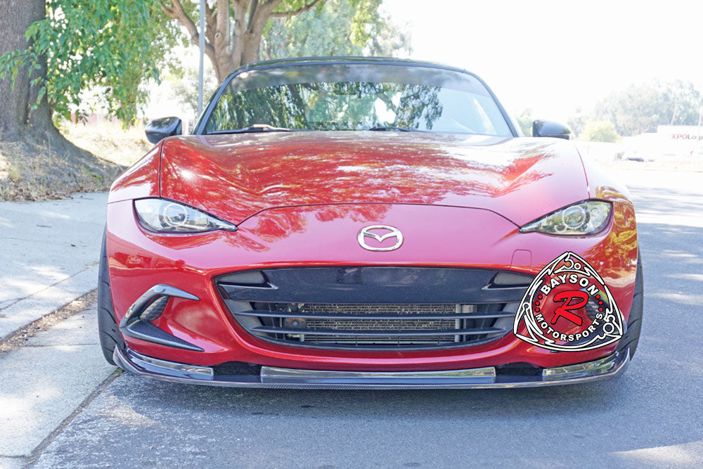 B Style Front Lip (Carbon Fiber) For 2016-2024 Mazda Miata (Non-Club Model)