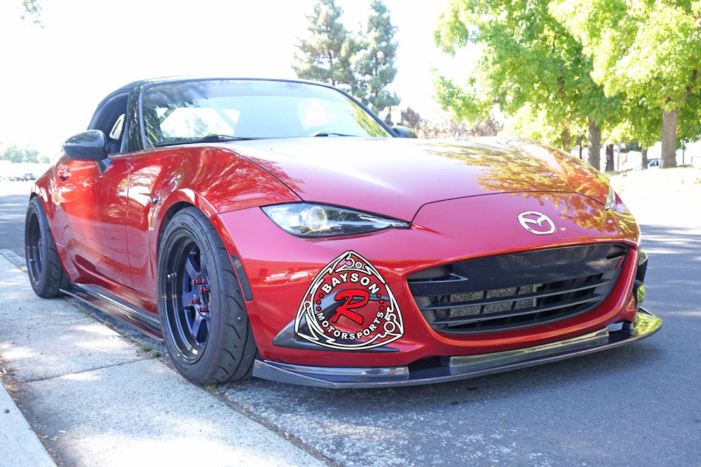 B Style Front Lip (Carbon Fiber) For 2016-2024 Mazda Miata (Non-Club Model)