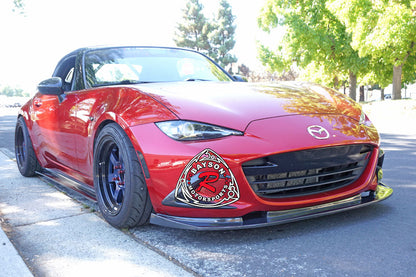 B Style Front Lip (Carbon Fiber) For 2016-2024 Mazda Miata (Non-Club Model)
