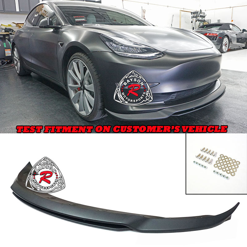 Art Style Front Lip For 2017-2022 Tesla Model-3
