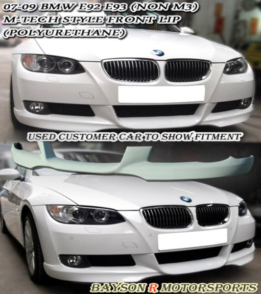 MT Style Front Lip For 2007-2010 BMW 3-Series (E92)