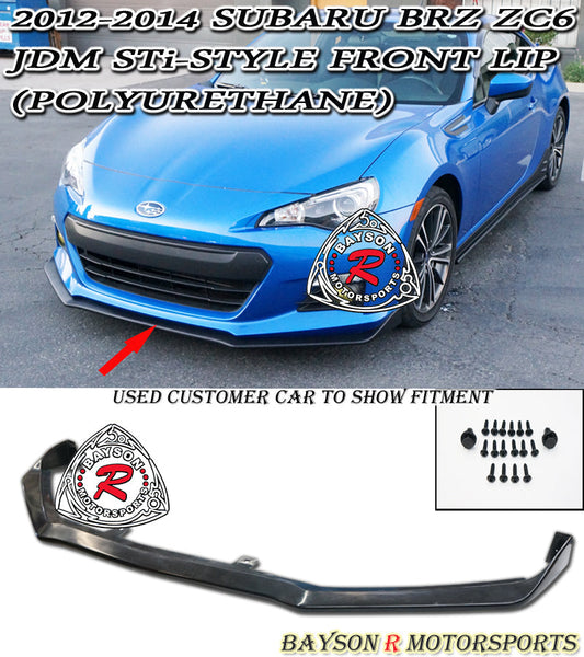 ST Style Front Lip For 2012-2016 Subaru BRZ