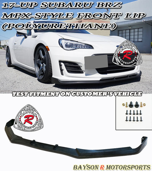 MPX Style Front Lip For 2017-2021 Subaru BRZ