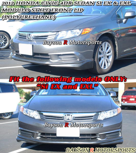 Mod Style Front Lip For 2012 Honda Civic (4Dr Sedan)