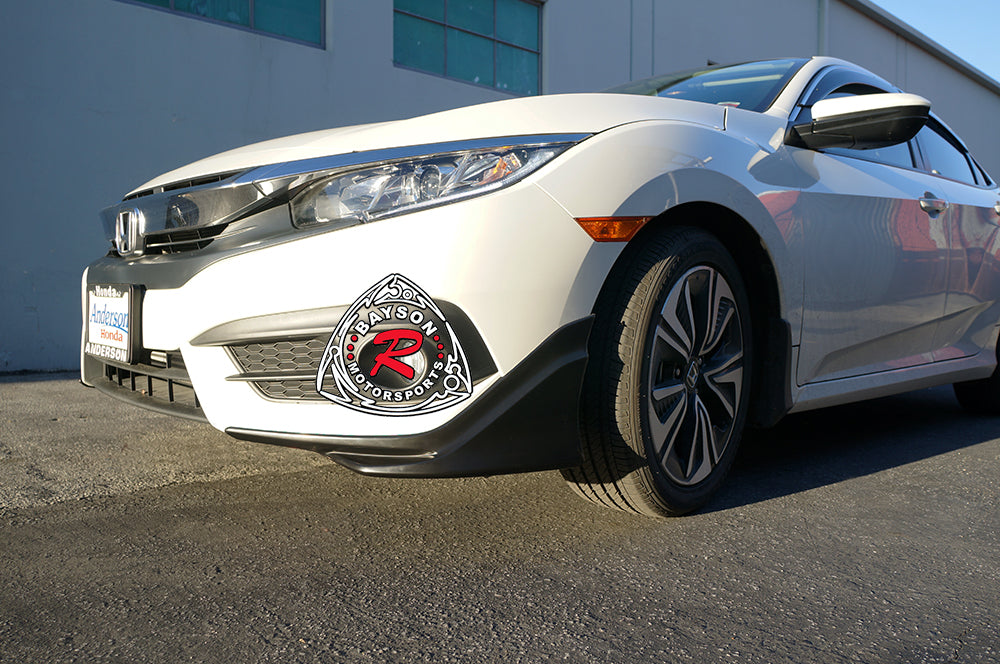 Mod Style Front Splitters For 2016-2018 Honda Civic (2Dr Coupe/4Dr Sedan)