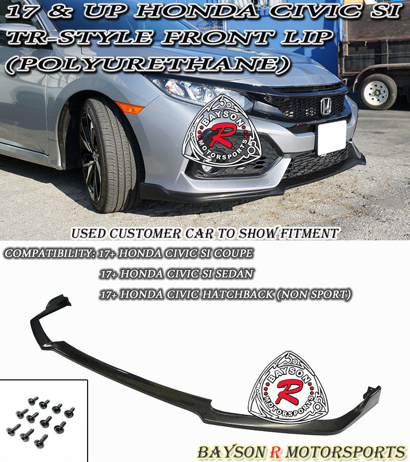 TR Style Front Lip For 2017-2021 Honda Civic Si (Si Only)