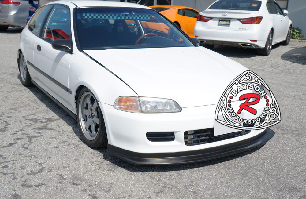 GV Style Front Lip For 1992-1995 Honda Civic (2Dr Coupoe/3Dr Hatchback)
