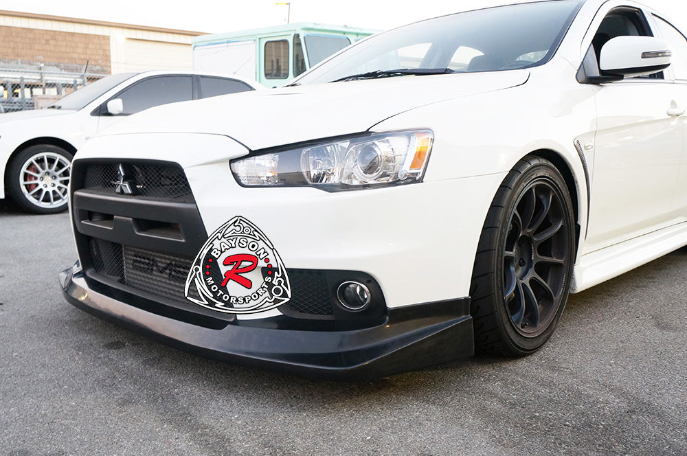 VT-Style Front Lip For 2008-2015 Mitsubishi Evolution-10