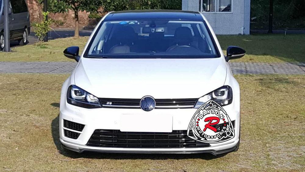 Euro-Style Front Lip For 2015-2017 Volkswagen Golf-R MK7 (R Model Only)