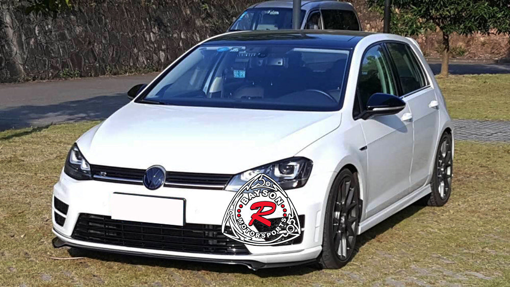 Euro-Style Front Lip For 2015-2017 Volkswagen Golf-R MK7 (R Model Only)