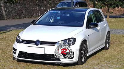 Euro-Style Front Lip For 2015-2017 Volkswagen Golf-R MK7 (R Model Only)