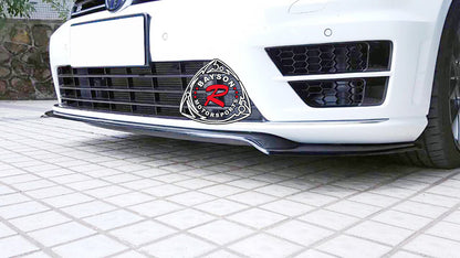 Euro-Style Front Lip For 2015-2017 Volkswagen Golf-R MK7 (R Model Only)