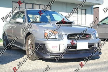 CS1 Style Front Lip For 2004-2005 Subaru Impreza WRX Sti (4Dr Sedan)