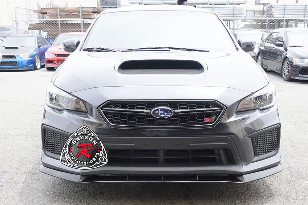 MPX Style Front Lip with JDM Front Grille For 2018-2021 Subaru WRX/WRX Sti
