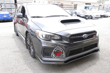MPX Style Front Lip with JDM Front Grille For 2018-2021 Subaru WRX/WRX Sti