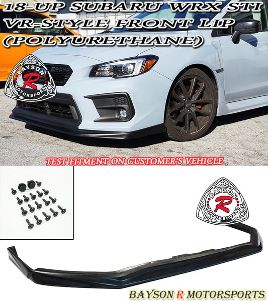 VR Style Front Lip For 2018-2021 Subaru WRX/WRX Sti