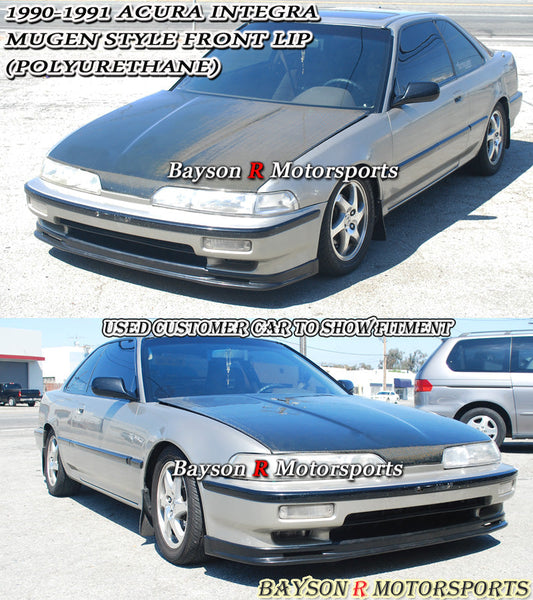 MU Style Front Lip For 1990-1991 Acura Integra
