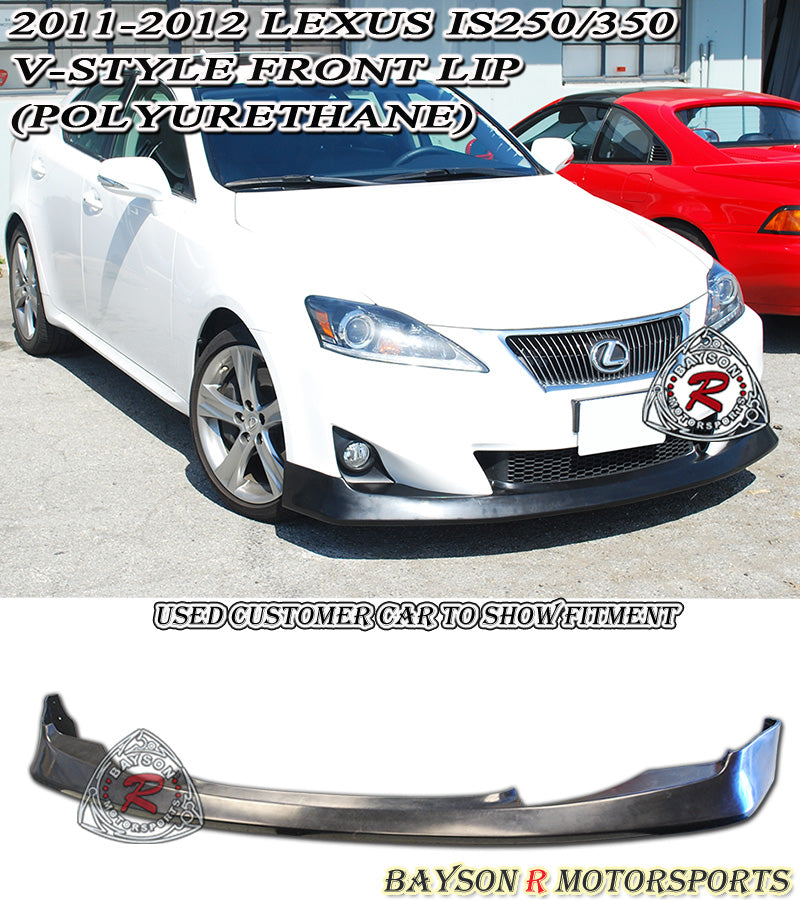 V Style Front Lip For 2011-2013 Lexus IS250/IS350