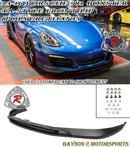 TA Style Front Lip For 2013-2016 Porsche Boxster (981)