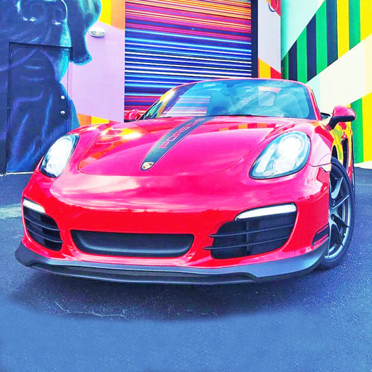 TA Style Front Lip For 2013-2016 Porsche Boxster (981)