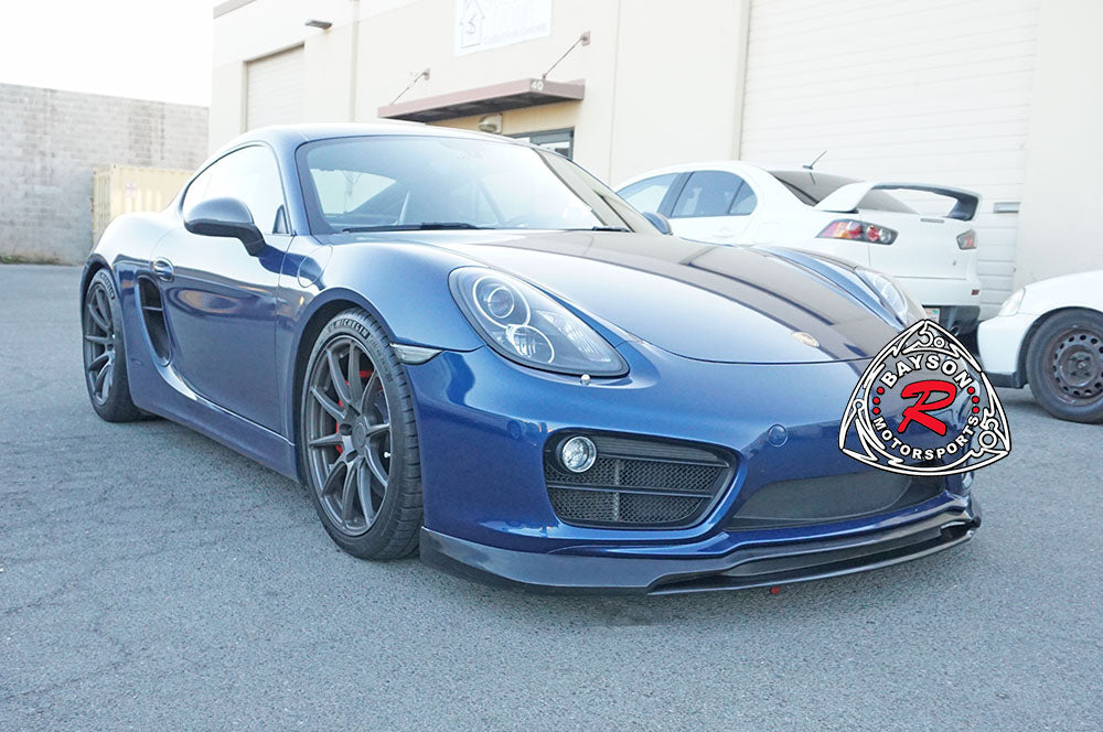 TA Style Front Lip For 2014-2016 Porsche Cayman Base/S (981)