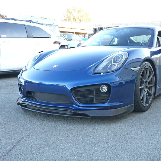 TA Style Front Lip For 2014-2016 Porsche Cayman Base/S (981)