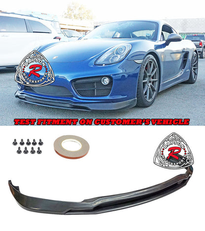 TA Style Front Lip For 2014-2016 Porsche Cayman Base/S (981)