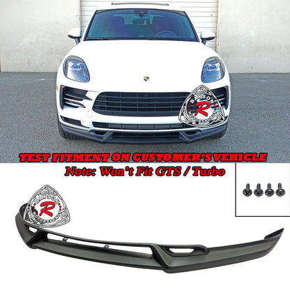 TA Style Front Lip For 2019-2022 Porsche Macan Base/S