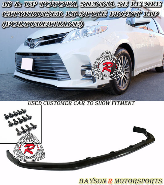 CityKruiser LT-Style Front Lip For 2018-2020 Toyota Sienna