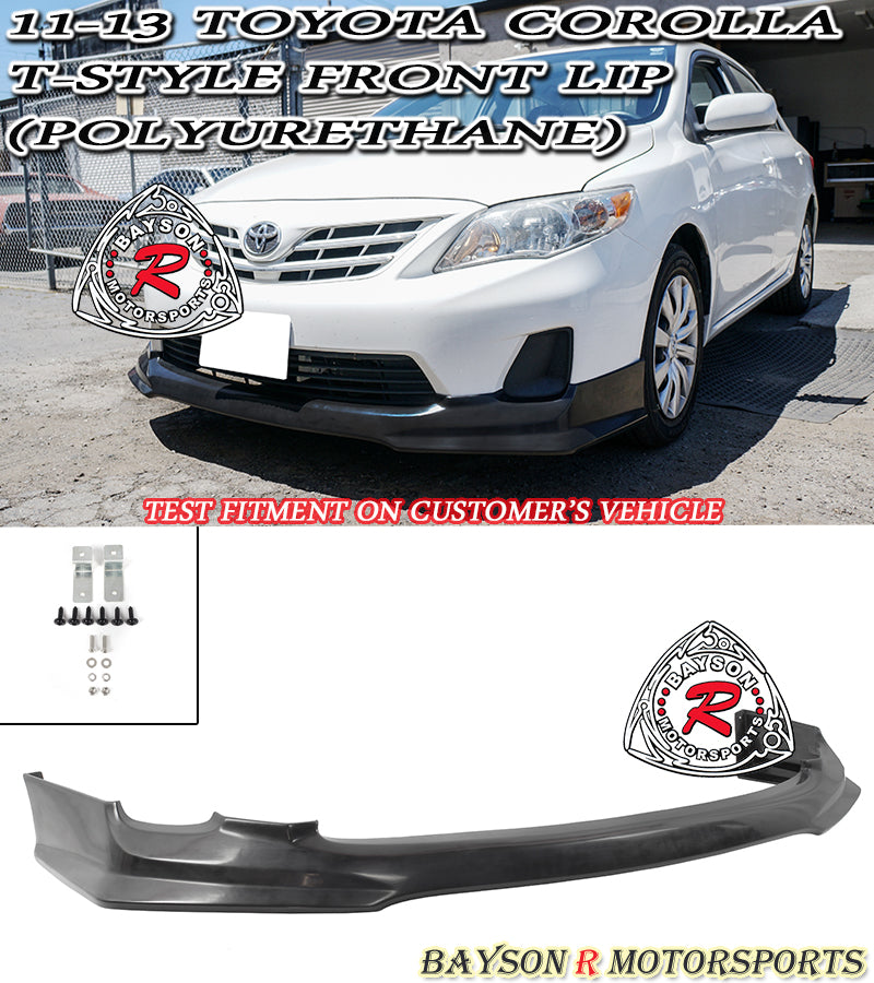 T Style Front Lip For 2011-2013 Toyota Corolla