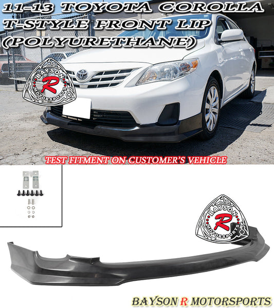 T Style Front Lip For 2011-2013 Toyota Corolla