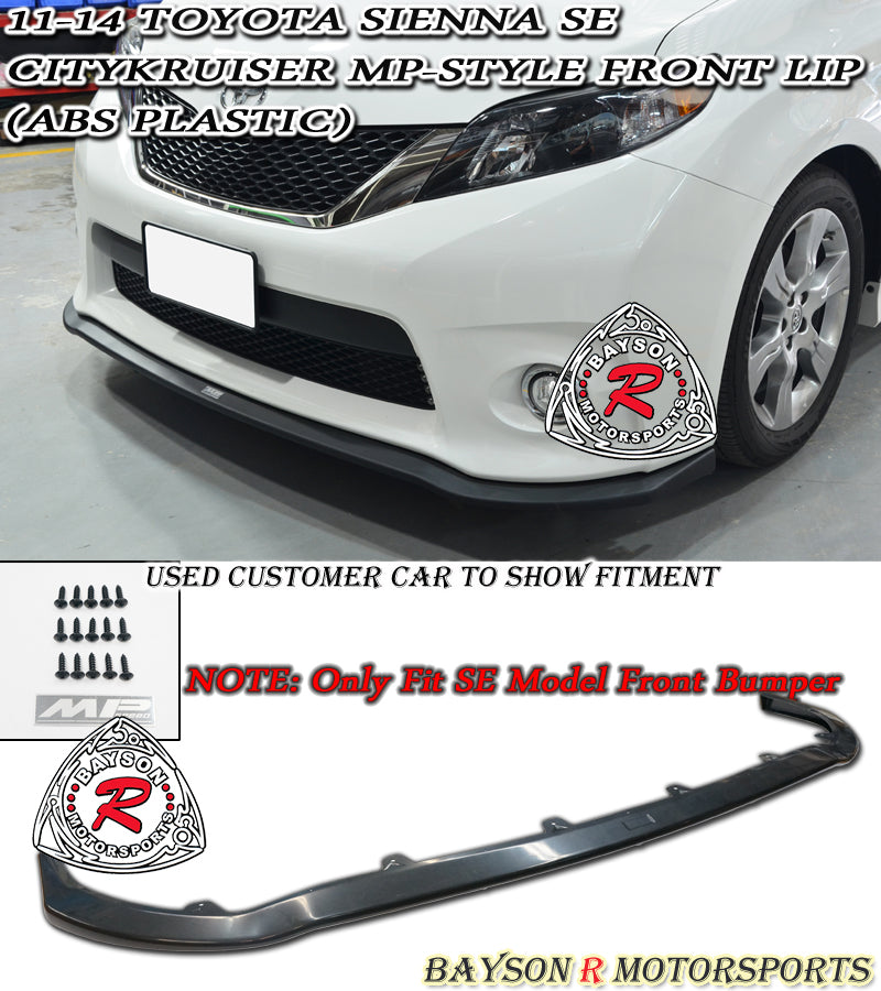 CityKruiser MP-Style Front Lip For 2011-2017 Toyota Sienna (SE)