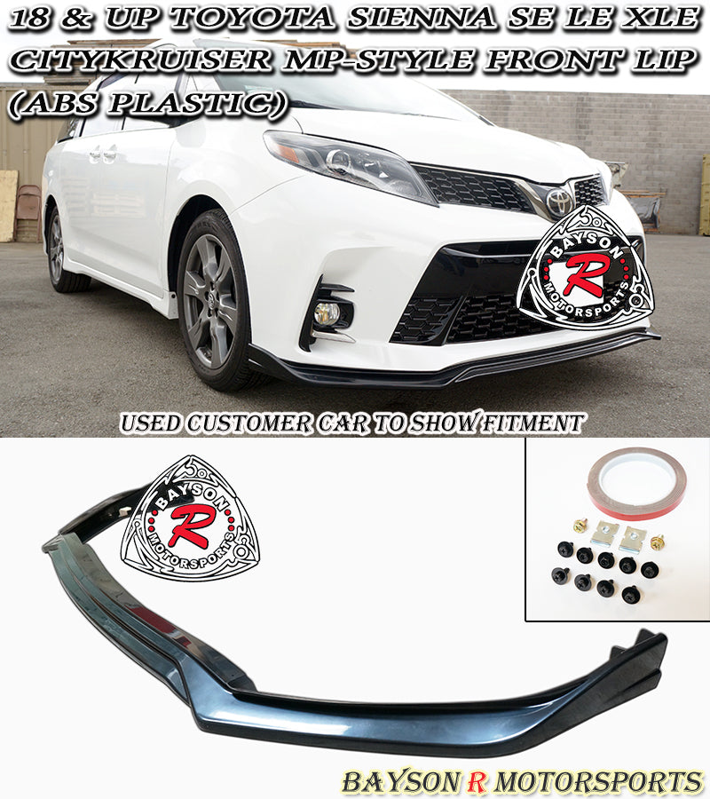 CityKruiser MP-Style Front Lip For 2018-2020 Toyota Sienna