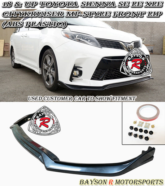 CityKruiser MP-Style Front Lip For 2018-2020 Toyota Sienna