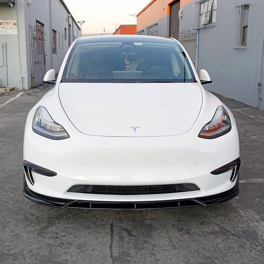 F Style Front Lip For 2020-2025.2 Tesla Model-Y