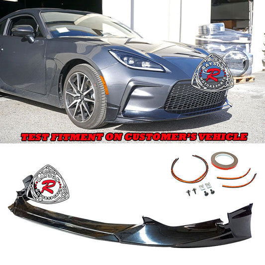 T Style Front Lip (ABS Plastic) For 2022-2026 Toyota GR86
