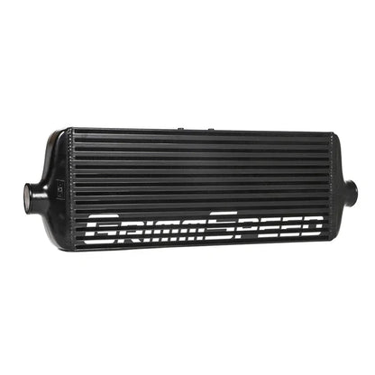 Grimmspeed Front Mount Intercooler Kit Black Coated Black Piping For Subaru 15-21 STI