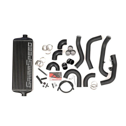 Grimmspeed Front Mount Intercooler Kit Black Coated Black Piping For Subaru 15-21 STI