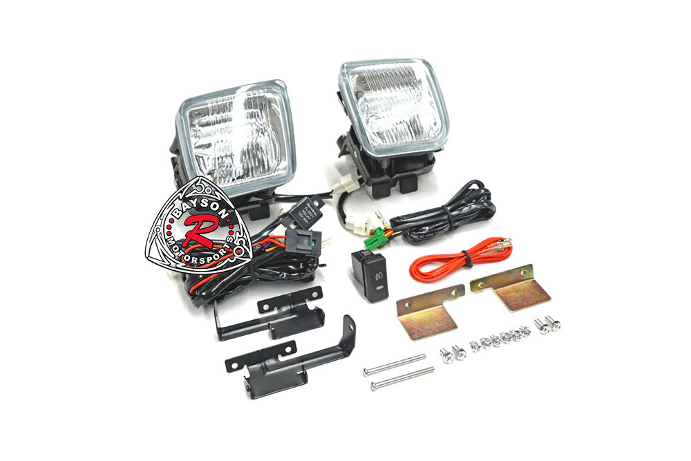 Fog Lights Kit (Clear) For 1996-1998 Honda Civic (2Dr Coupe/3Dr Hatchback/4Dr Sedan)
