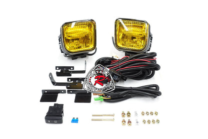 Fog Lights Kit (Yellow) For 1996-1998 Honda Civic (2Dr Coupe/3Dr Hatchback/4Dr Sedan)